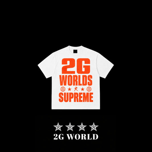 2G WORLDS SUPREME TEE - WHITE