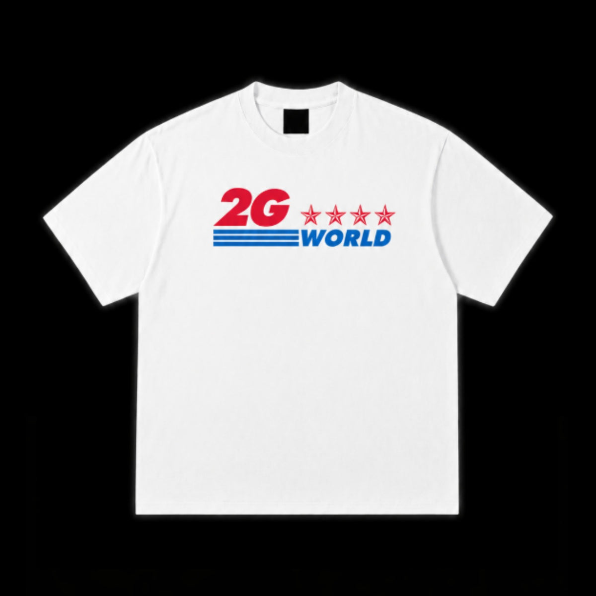 2G WORLD RETRO TEE - WHITE