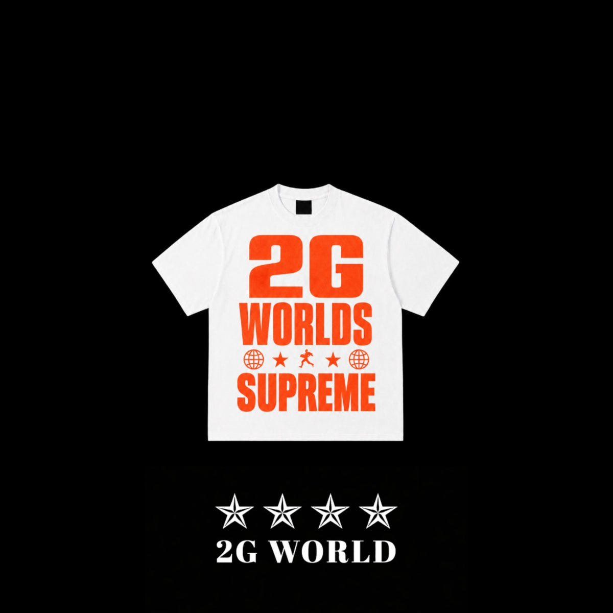 2G WORLDS SUPREME TEE - WHITE