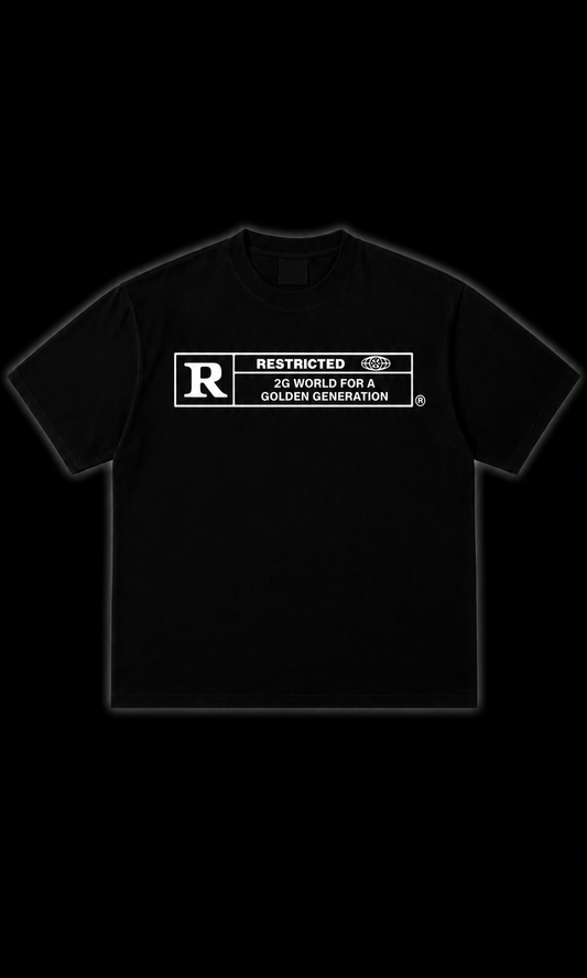 RESTRICTED TEE-BLACK