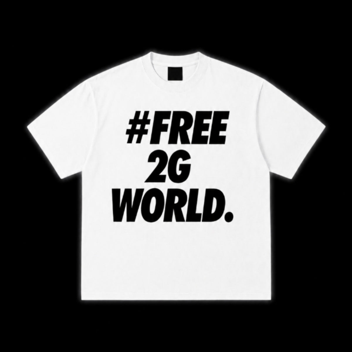 #FREE 2G WORLD TEE - WHITE